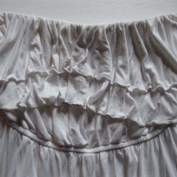 Olsenboye White Goddess-Style Strapless Dress - Picture 2 of 12